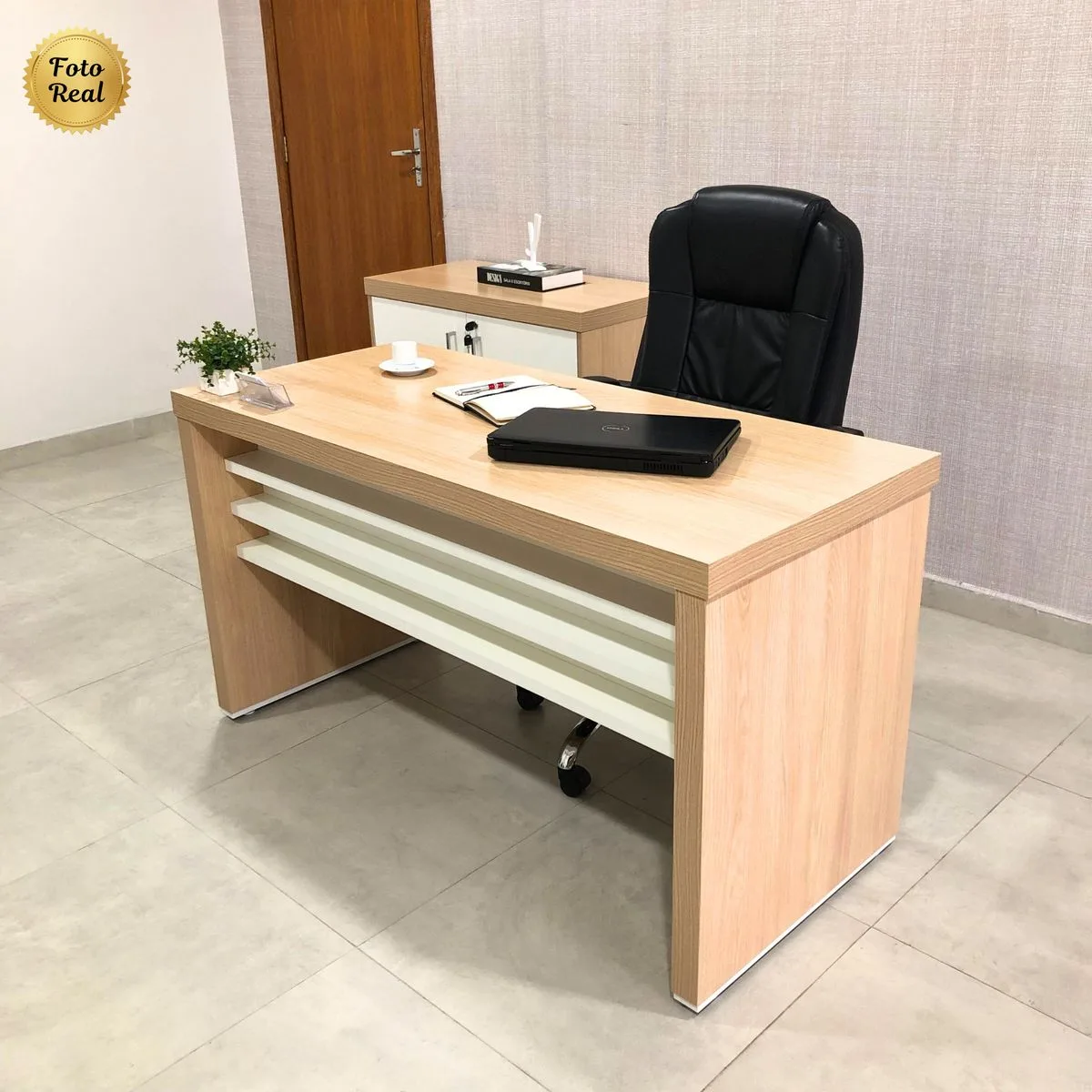 Mesa Tamburato 1400 - Carvalho/Branco