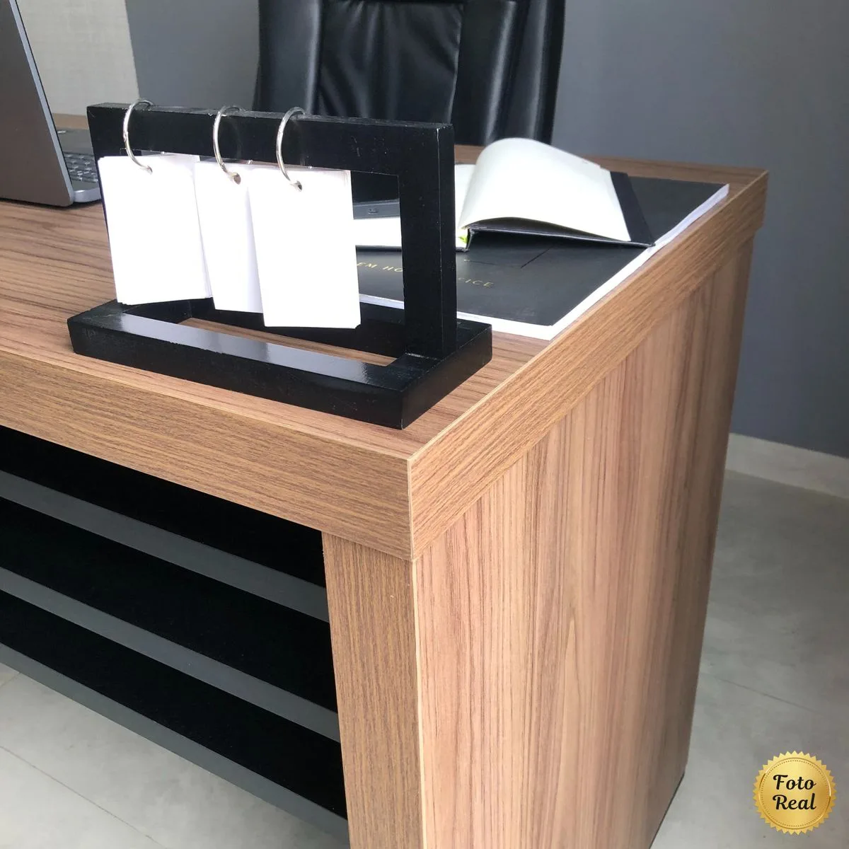 Mesa Tamburato 1400 - Nogal/Preto