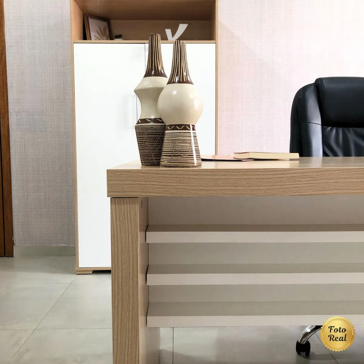 Mesa Tamburato 1600 - Carvalho/Branco