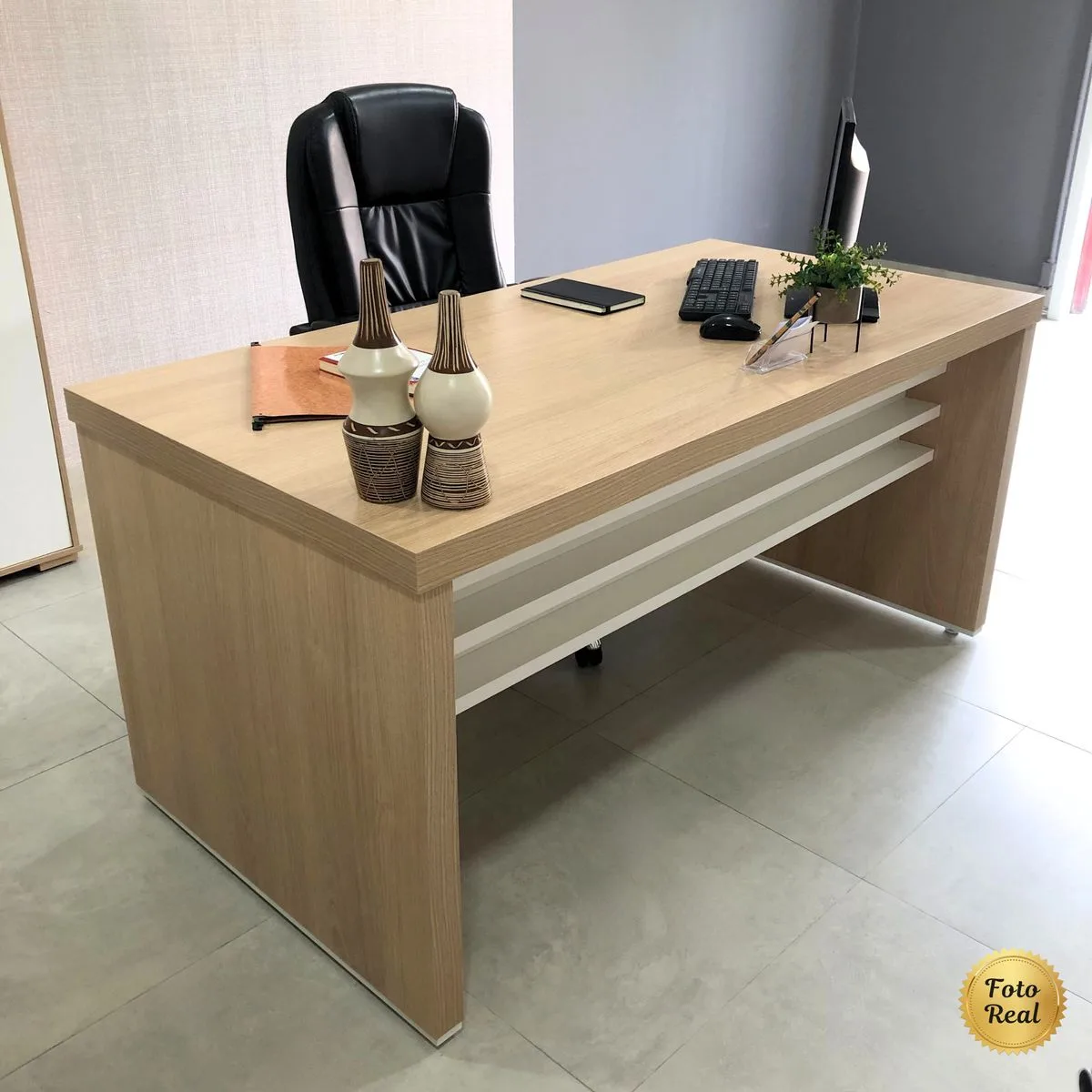 Mesa Tamburato 1600 - Carvalho/Branco