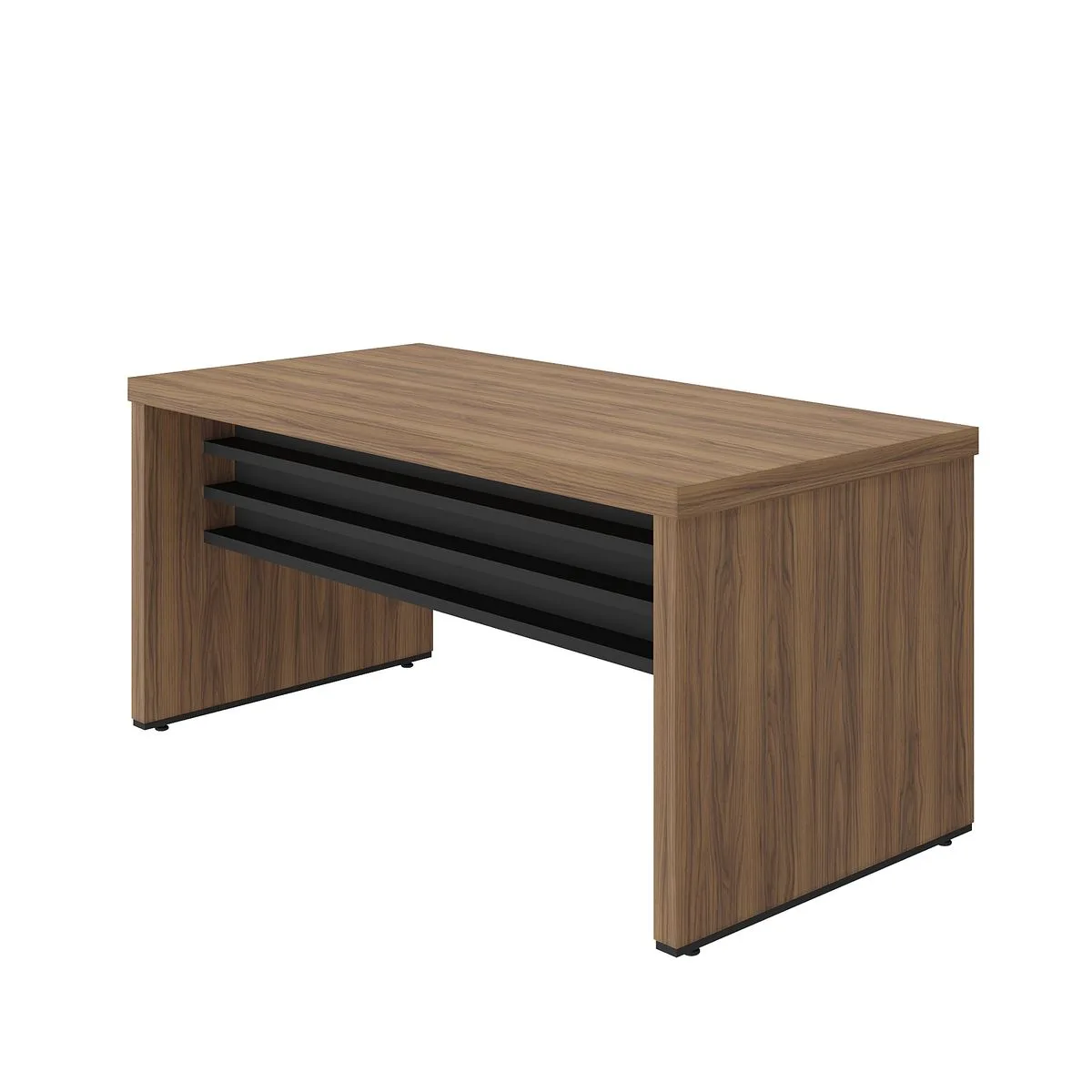 Mesa Tamburato 1600 - Nogal/Preto