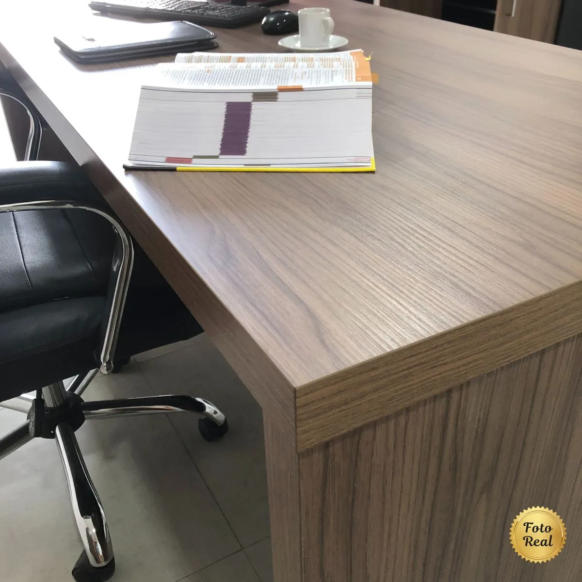 Mesa Tamburato 1600 - Nogal/Preto