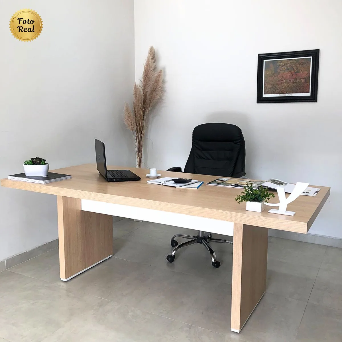 Mesa Tamburato 2000 - Carvalho/Branco