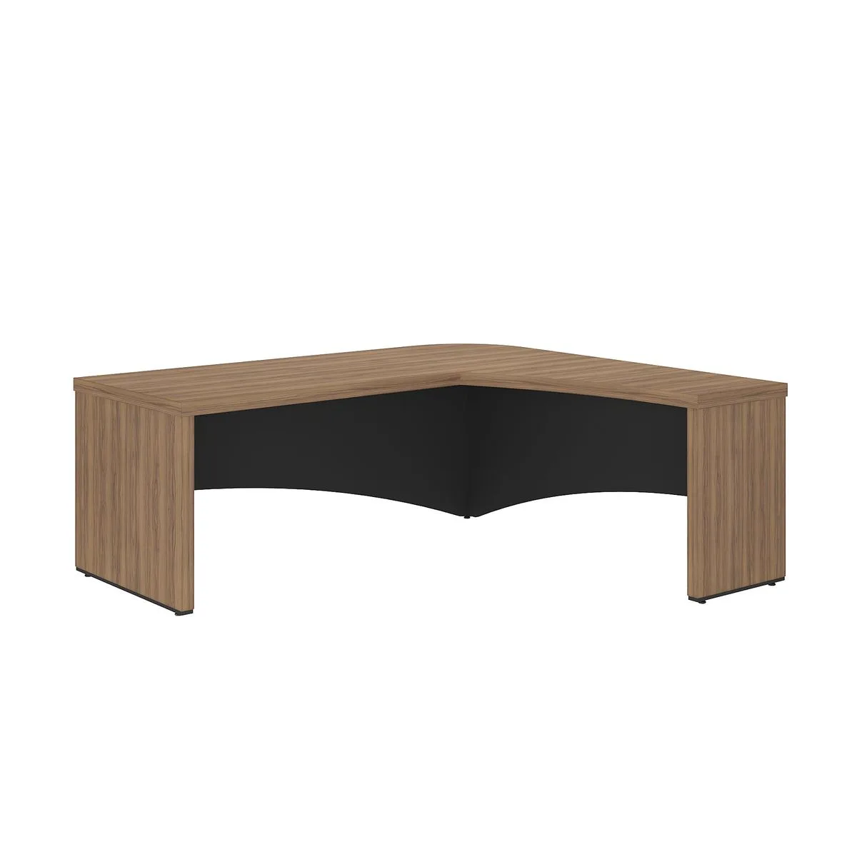 Mesa Tamburato Diretor Ld - Nogal/Preto