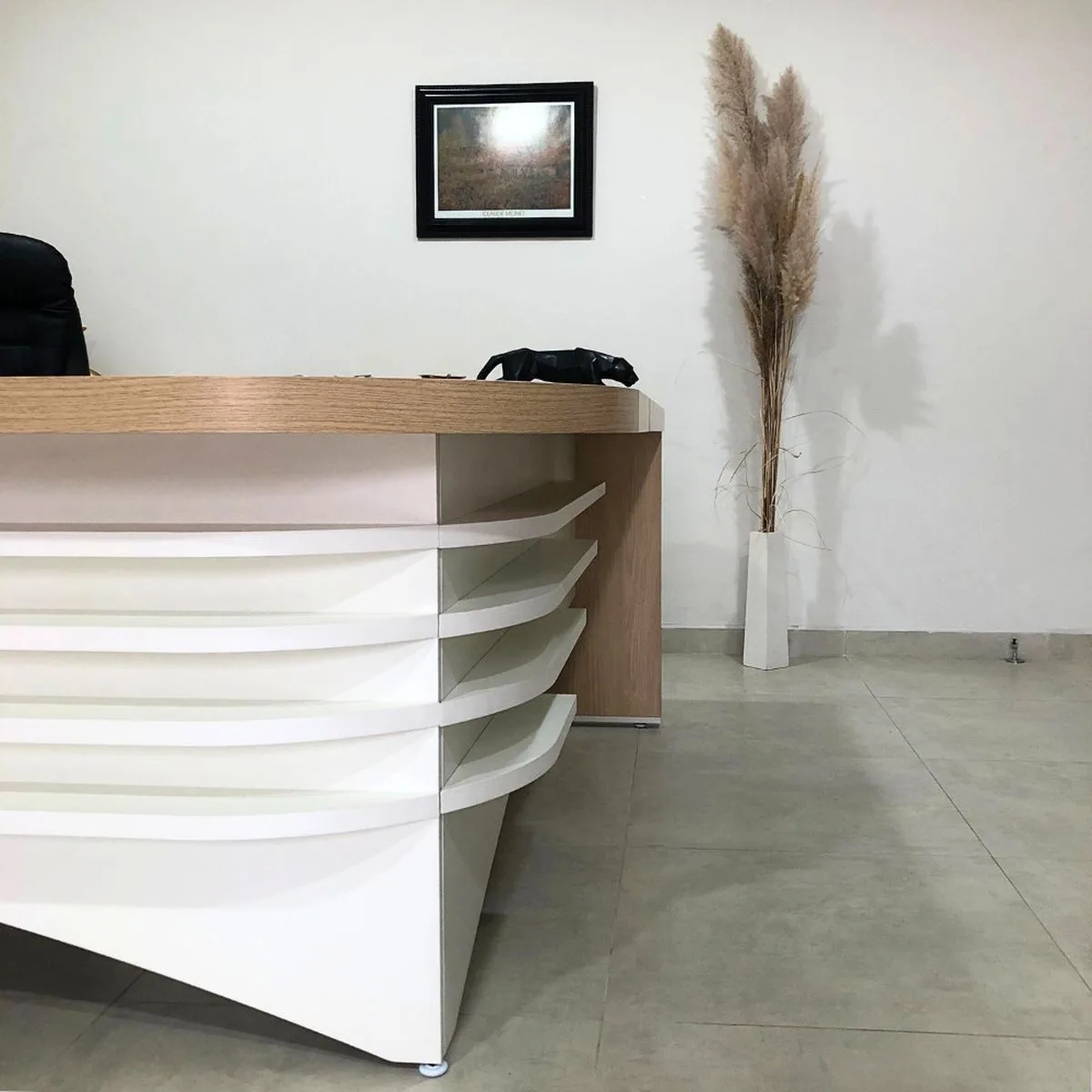 Mesa Tamburato Diretor Le - Carvalho/Branco