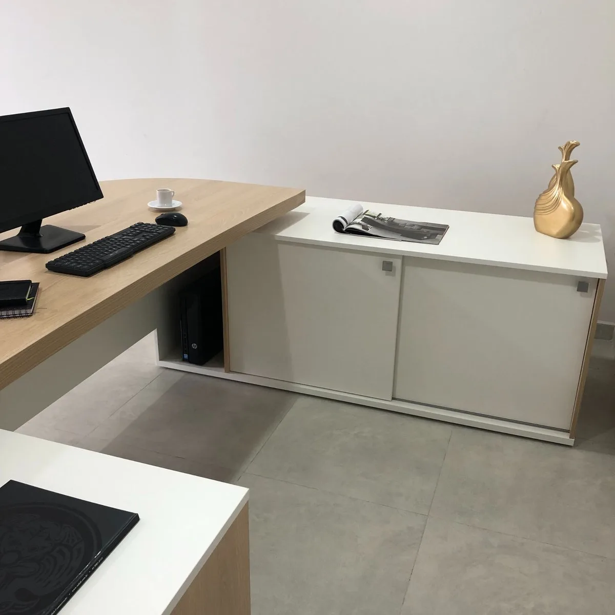 Mesa Tamburato Presidente - Carvalho/Branco - 9