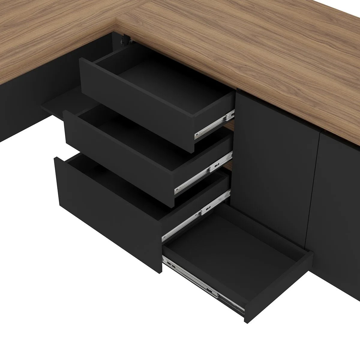 Mesa Tamburato Supreme Ld - Nogal/Preto