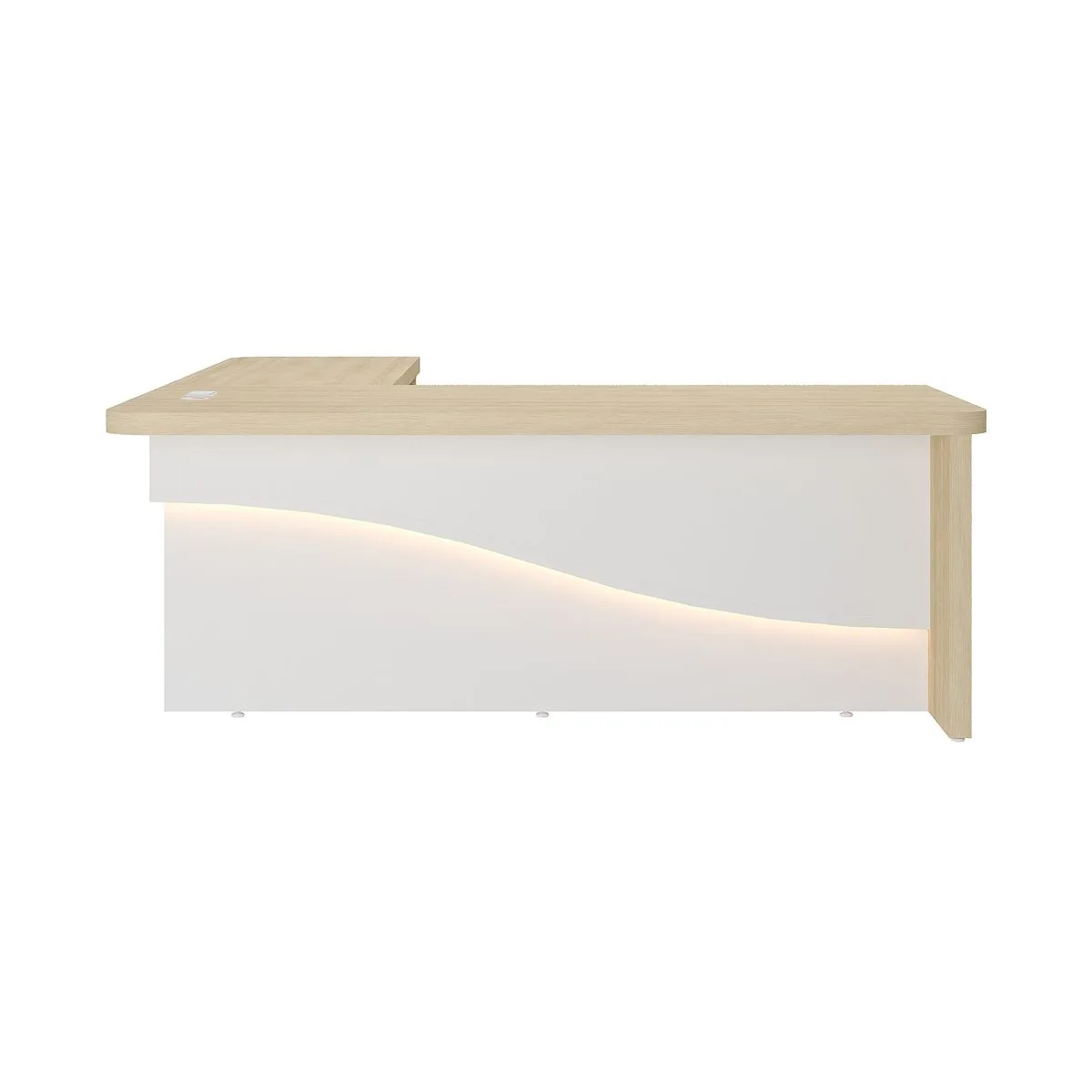 Mesa Tamburato Supreme Le - Carvalho/Branco