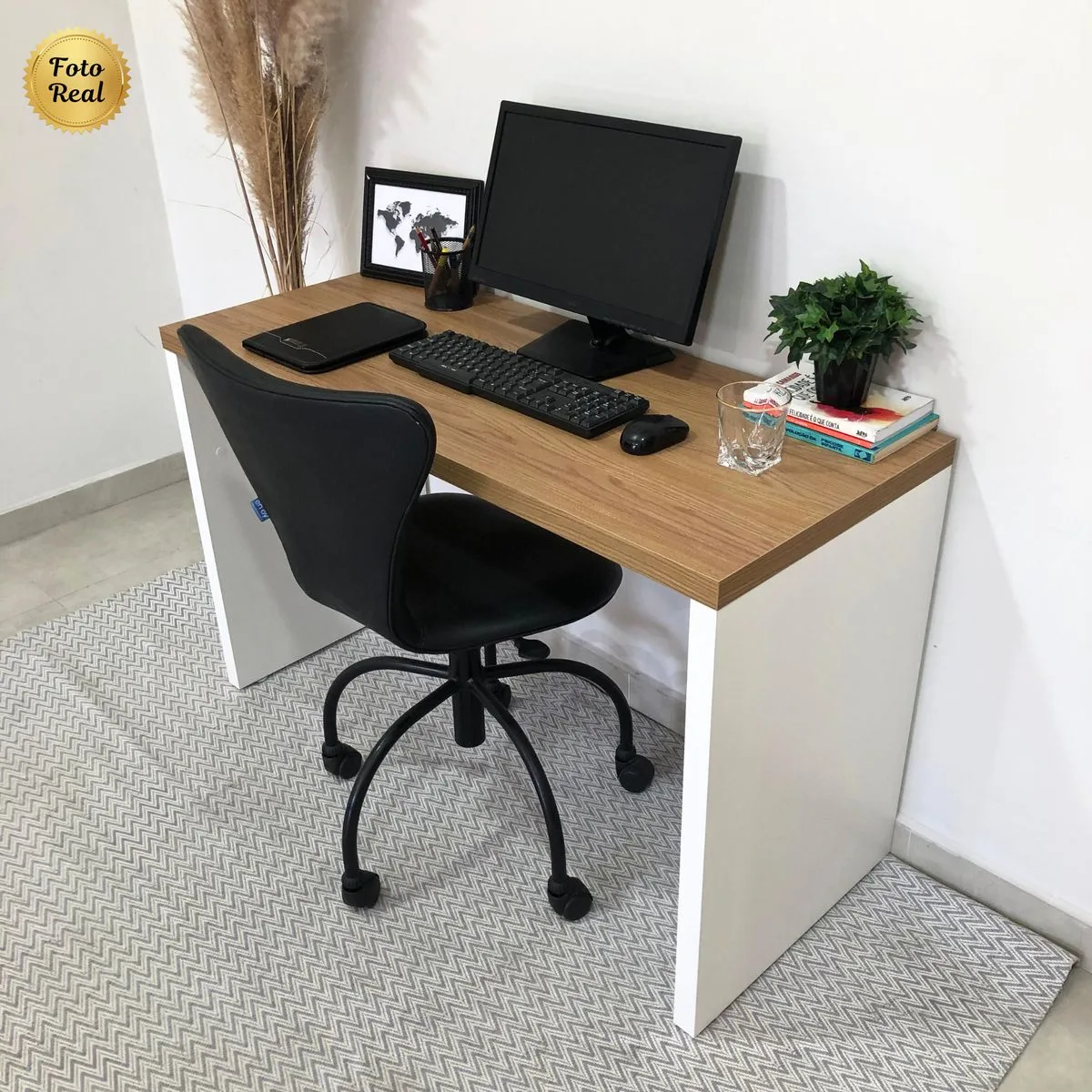 Mesa Toq 1200 - Olmo/Branco