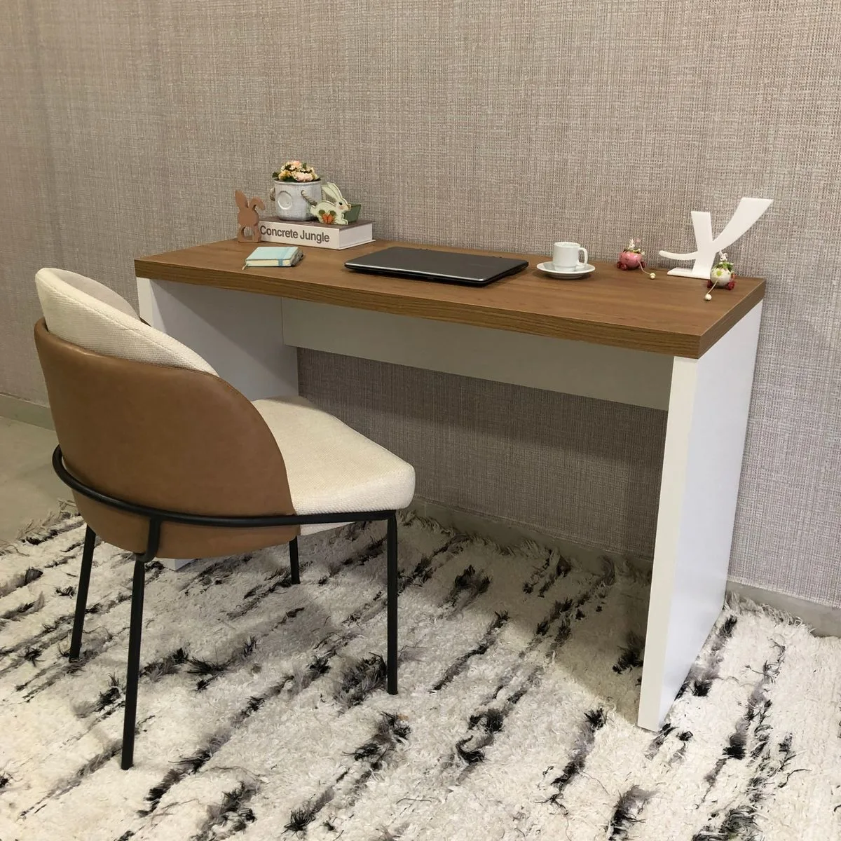 Mesa Toq 1200 - Olmo/Branco