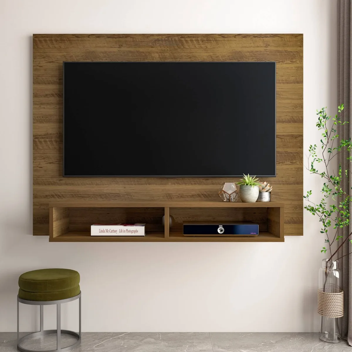 Painel Flash - Pinho para TV até 50 polegadas - 3 - Móveis Curitiba | Moveirama