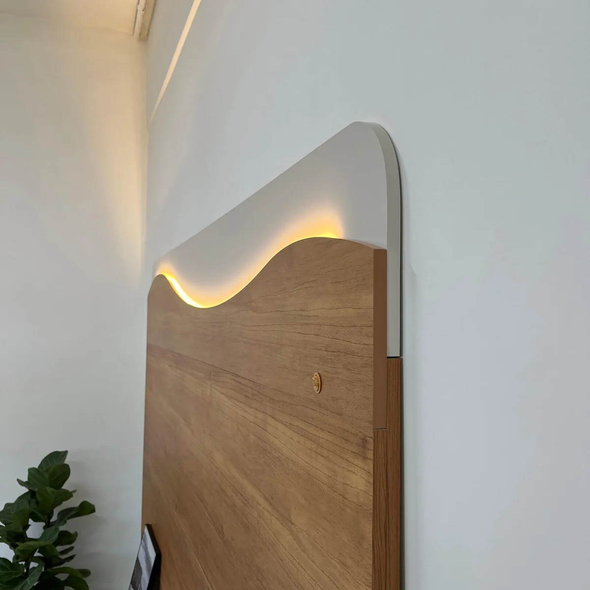 Painel Lumiere - Cinamomo C / Off White - 7 - Móveis Curitiba | Moveirama