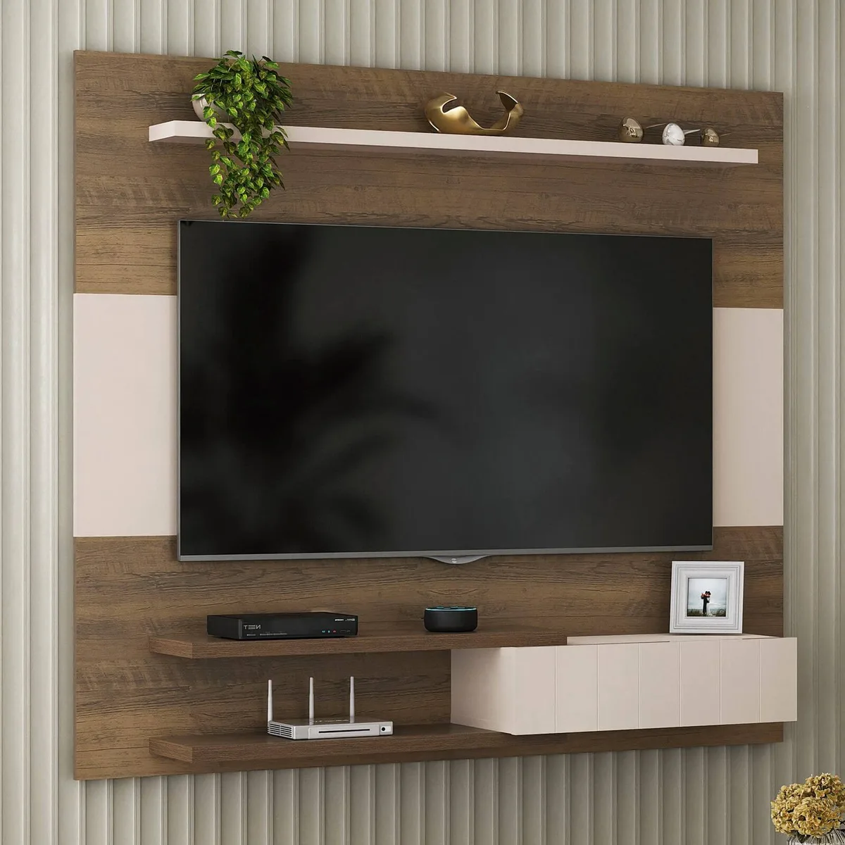 Painel Monza na cor Pinho C / Off White