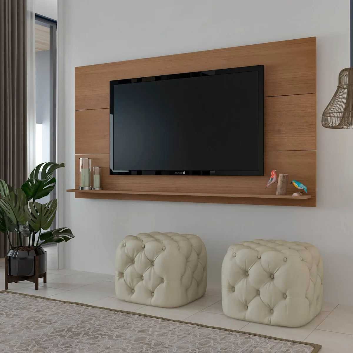 Painel Slim para TV até 60 polegadas - Cinamomo