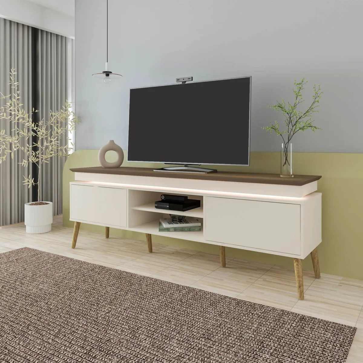 Rack Lumina na cor Pinho C / Off White