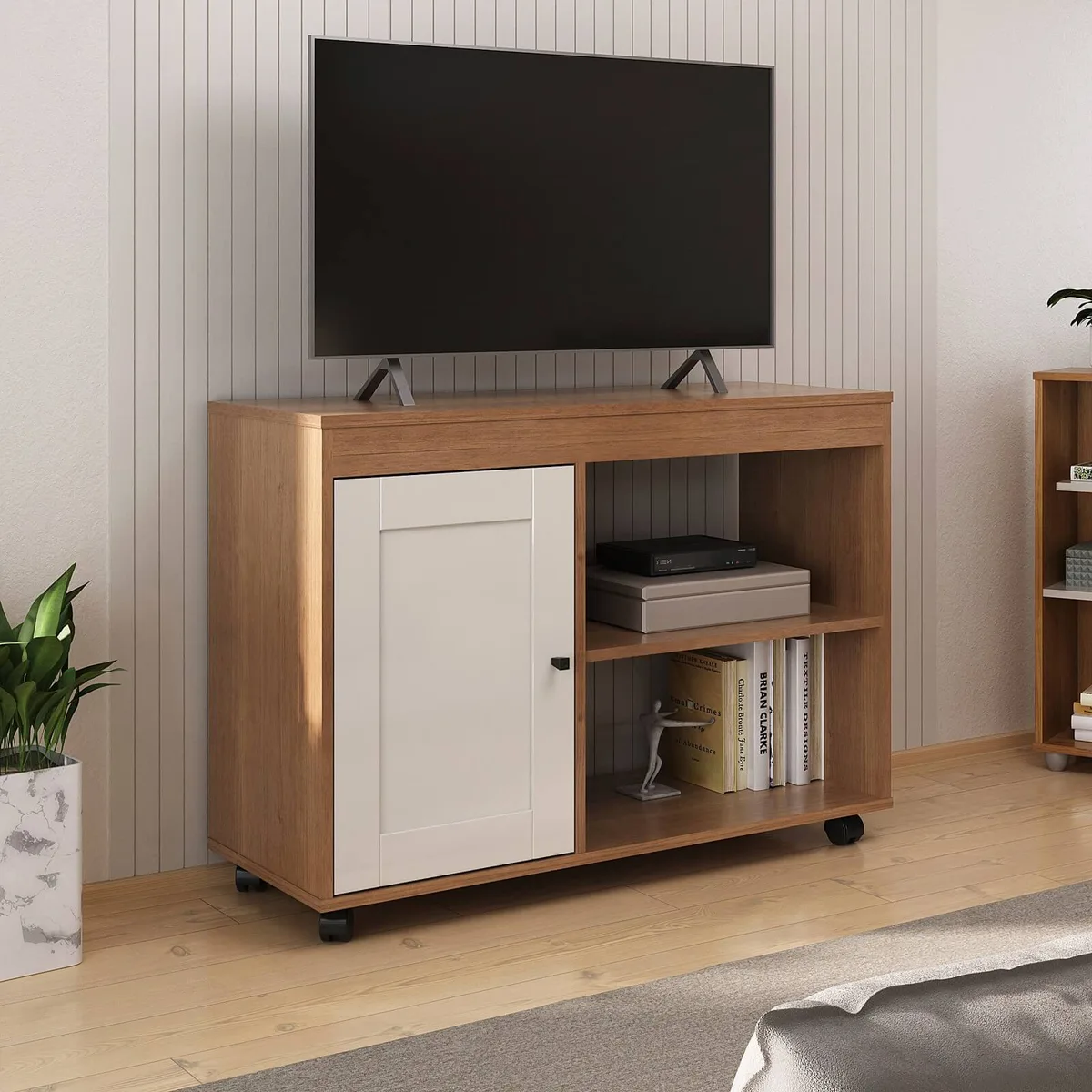 Rack Sampa para TV até 42 polegadas - Cinamomo C / Off White
