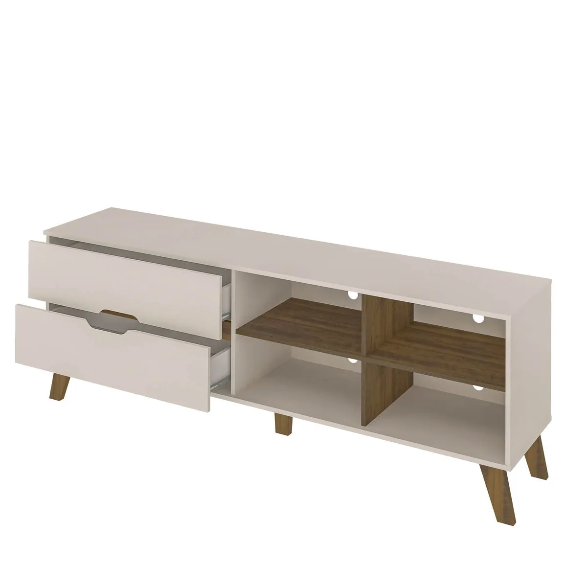 Rack Verona - Off White C / Pinho - 7 - Móveis Curitiba | Moveirama